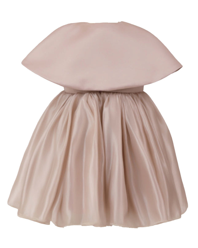 kids atelier tulleen Pink Dovera Timeless Cape-Overlay Gown