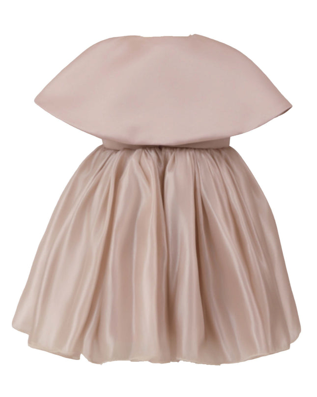 kids atelier tulleen Pink Dovera Timeless Cape-Overlay Gown