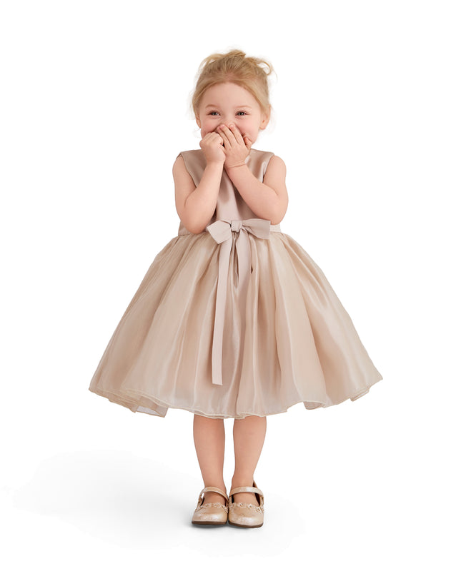 kids atelier tulleen Pink Dovera Timeless Cape-Overlay Gown