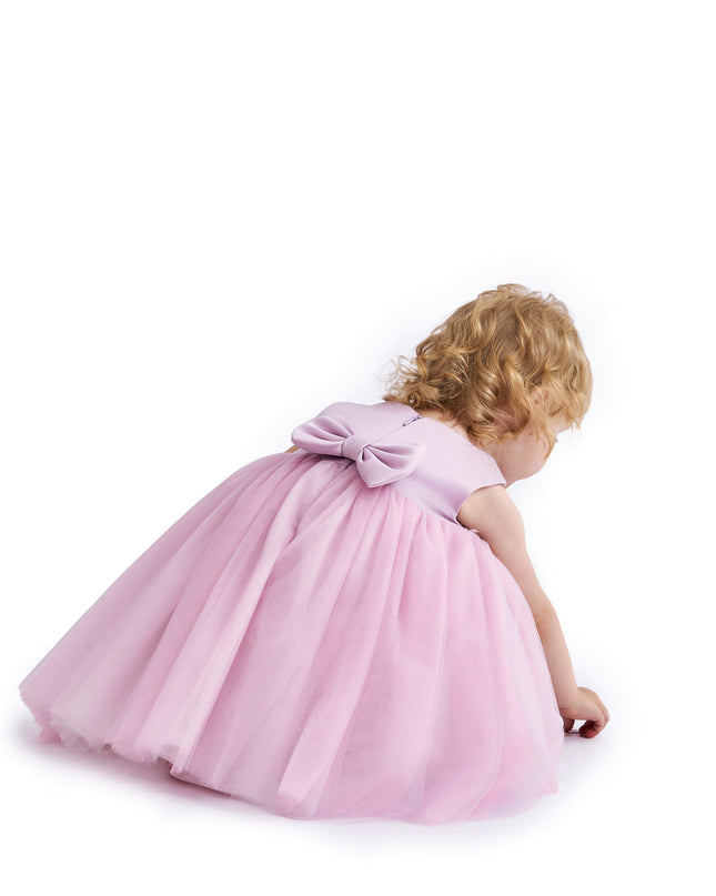 kids atelier tulleen Purple Zinara Ribbon Bloom Gown