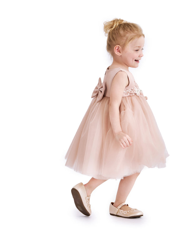 kids atelier tulleen Rose Zinara Ribbon Bloom Gown
