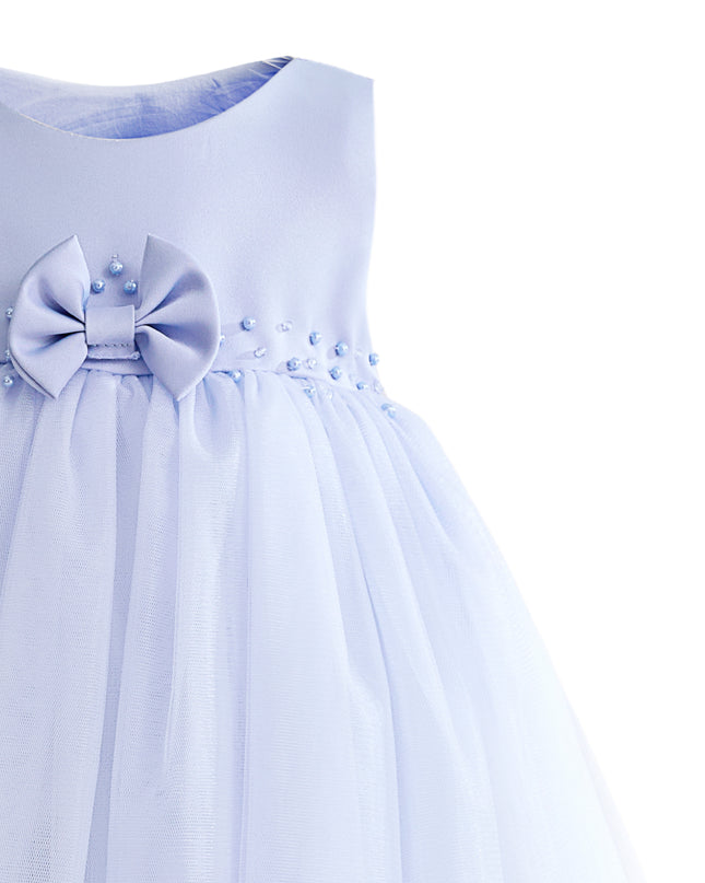 kids atelier tulleen Blue Oravelle Lace Petal Gown