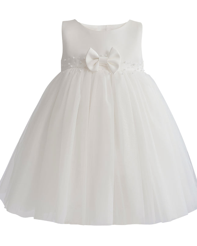 kids atelier tulleen Ivory Oravelle Lace Petal Gown