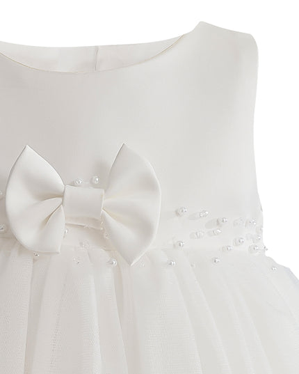 kids atelier tulleen Ivory Oravelle Lace Petal Gown