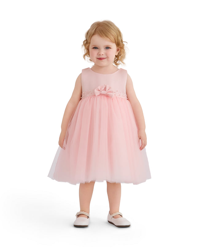 kids atelier tulleen Pink Oravelle Lace Petal Gown