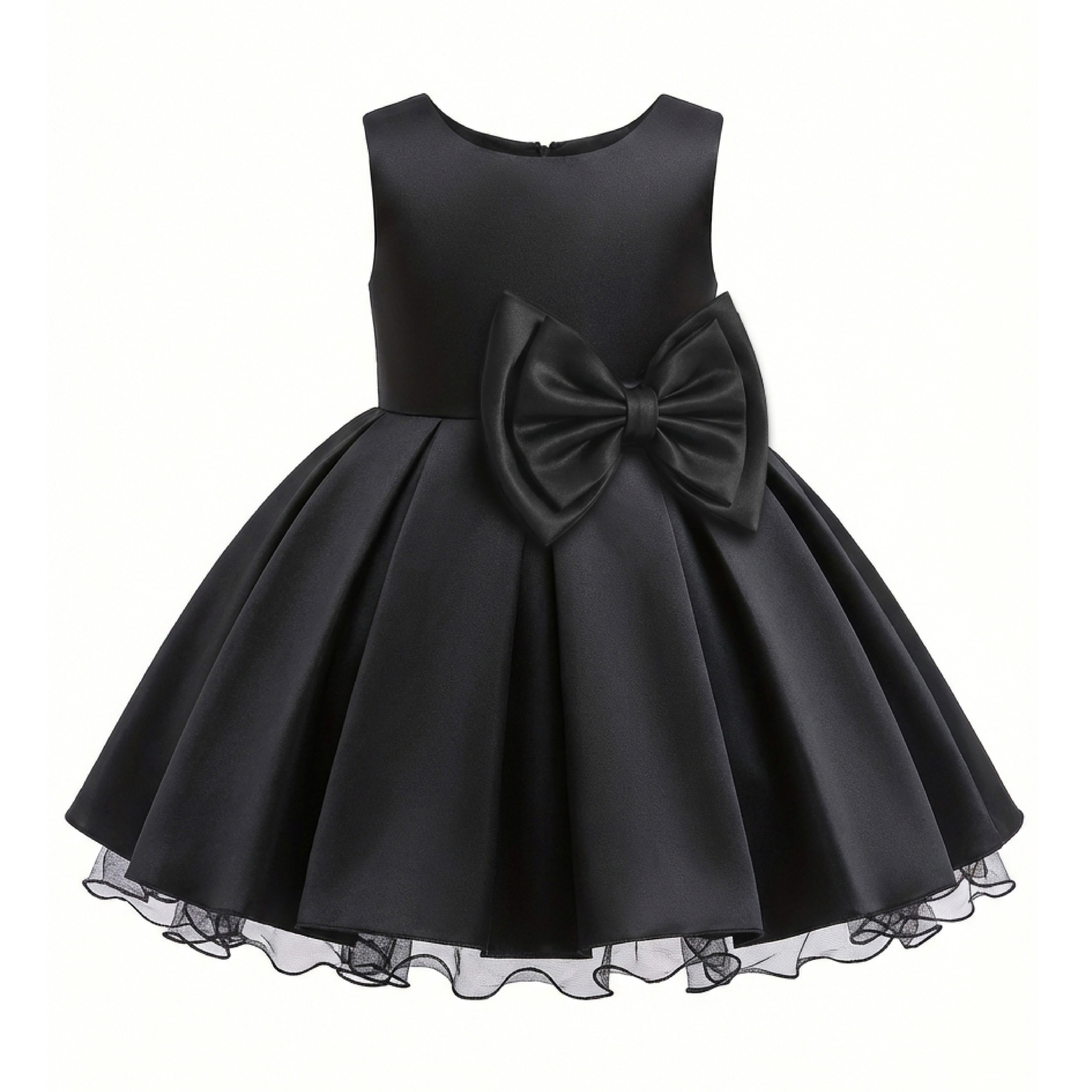 Black Canyonelle Bow Waist Dress 36M / Black Black Canyonelle Bow Waist Dress 36M / Black