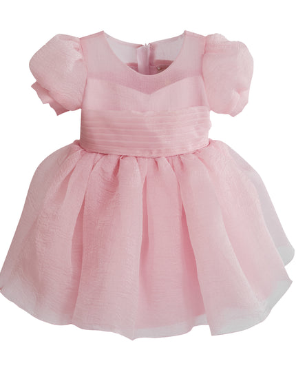 kids atelier tulleen Pink Brixton Puff-Sleeve Party Dress