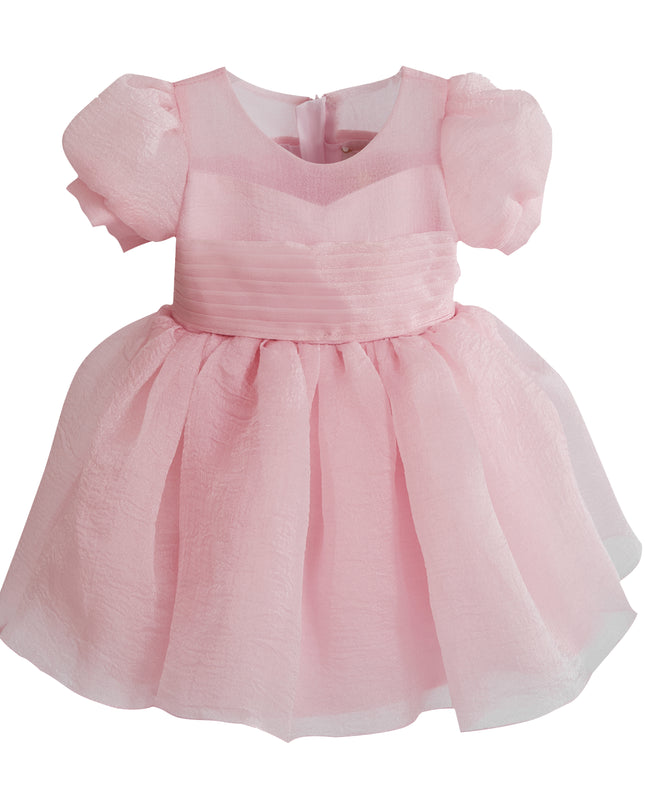 kids atelier tulleen Pink Brixton Puff-Sleeve Party Dress