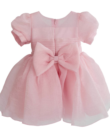 kids atelier tulleen Pink Brixton Puff-Sleeve Party Dress