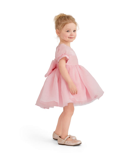 kids atelier tulleen Pink Brixton Puff-Sleeve Party Dress