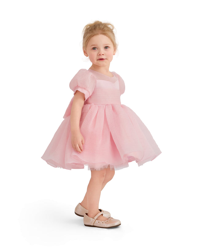 kids atelier tulleen Pink Brixton Puff-Sleeve Party Dress