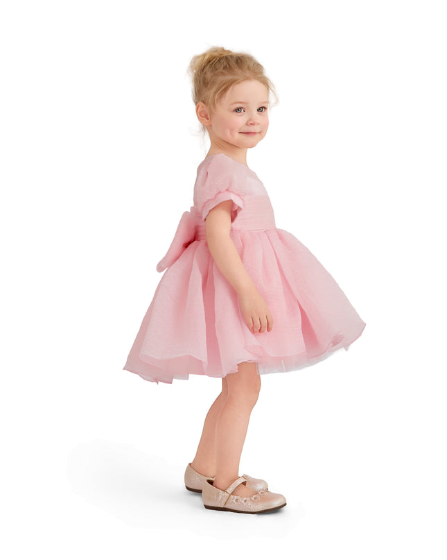 kids atelier tulleen Pink Brixton Puff-Sleeve Party Dress