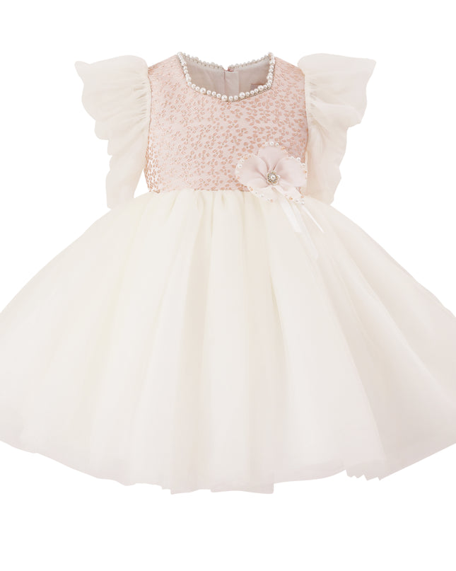 tulleen Pink Oaklyn Sequin Tulle Occasion Dress