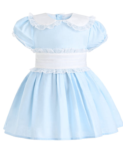 kids atelier tulleen Light Blue Odette Bow-Back Dress