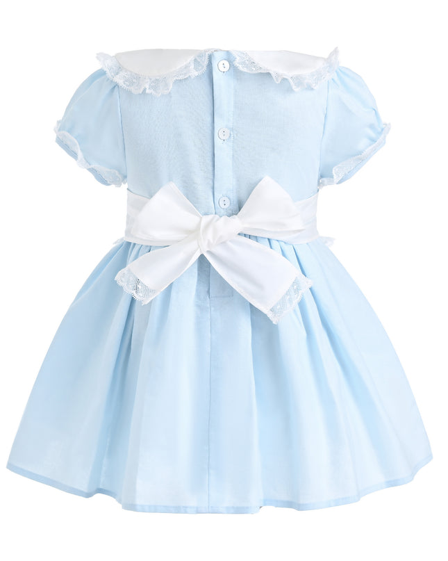 kids atelier tulleen Light Blue Odette Bow-Back Dress