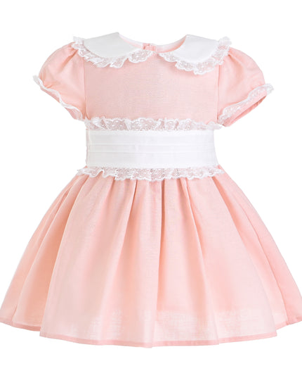 kids atelier tulleen Light Pink Odette Bow-Back Dress