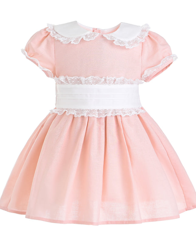 kids atelier tulleen Light Pink Odette Bow-Back Dress