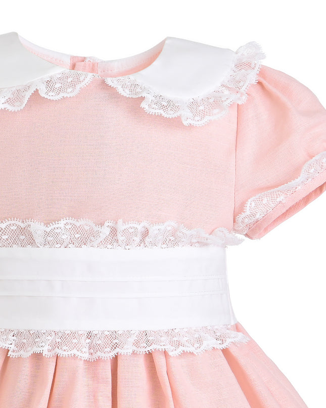 kids atelier tulleen Light Pink Odette Bow-Back Dress