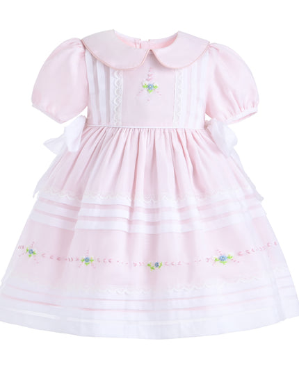 kids atelier tulleen Light Pink Rosabelle Embroidered Dress