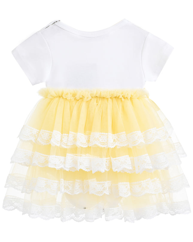 kids atelier tulleen Yellow Briony Tulle Dress