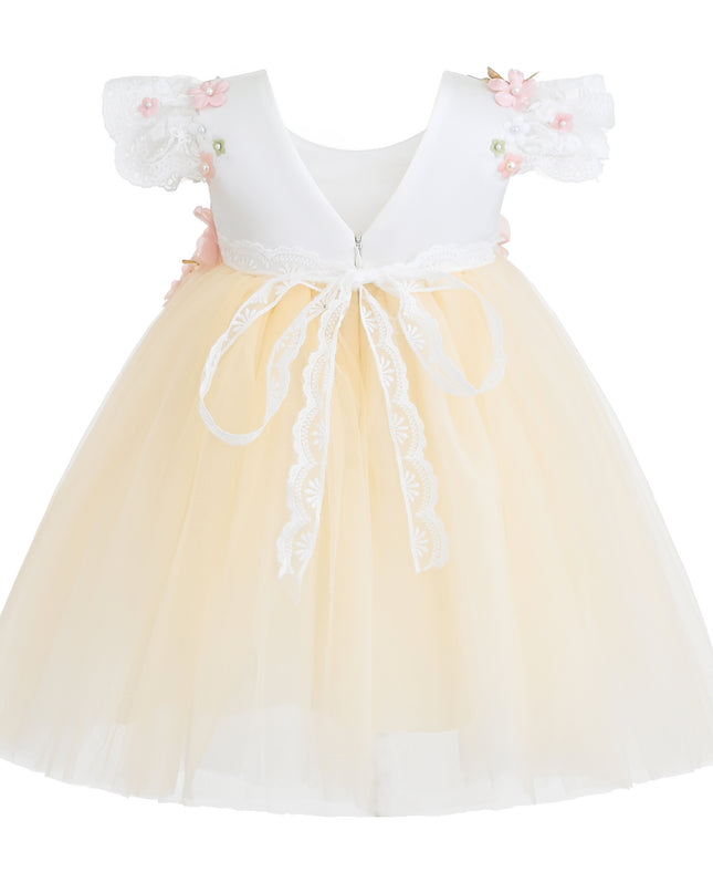 kids atelier Tulleen Yellow Madrone Fairy Dress