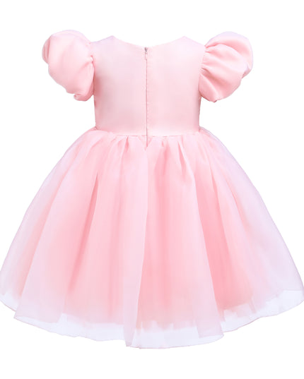 kids atelier tulleen Pink D'Amico Floral Teacup Dress