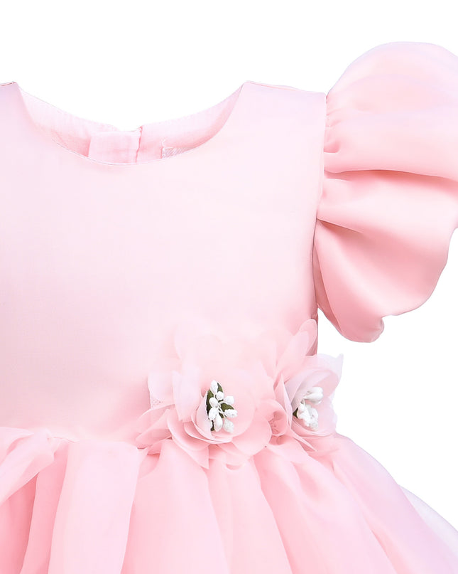 kids atelier tulleen Pink D'Amico Floral Teacup Dress