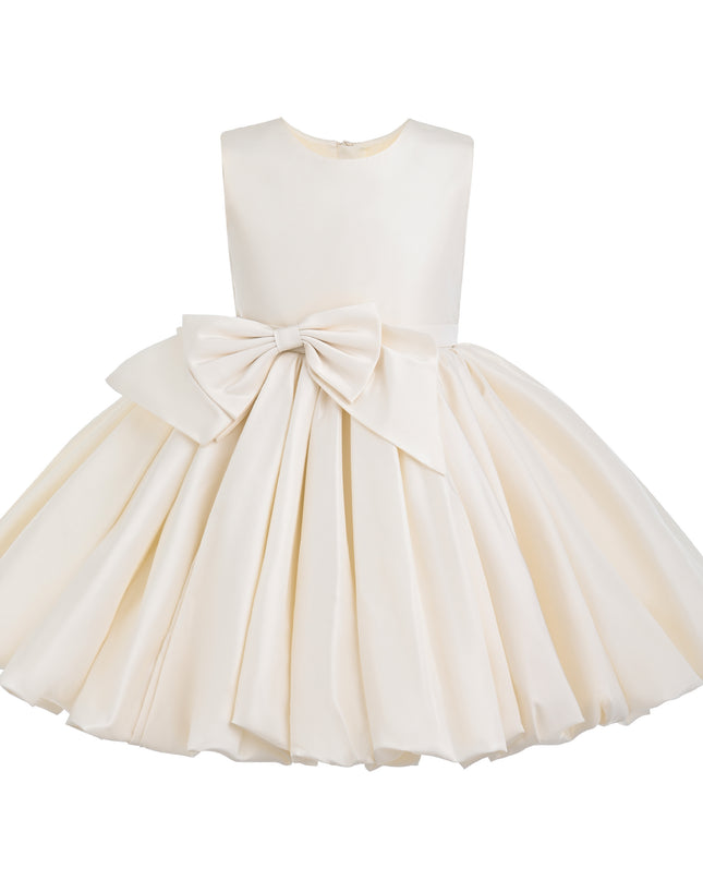 kids atelier tulleen Ivory Kalina Tulle Pleated Dress
