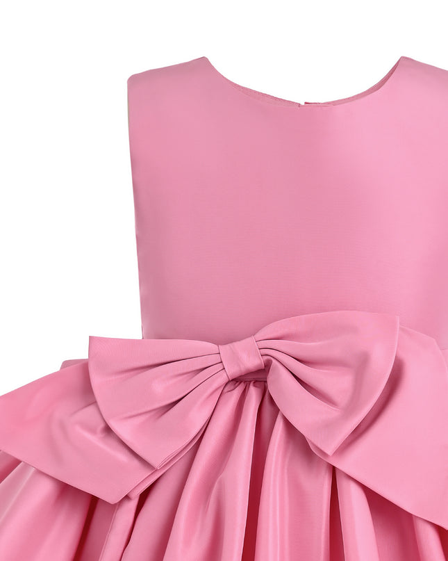 kids atelier tulleen Rose Kalina Tulle Pleated Dress