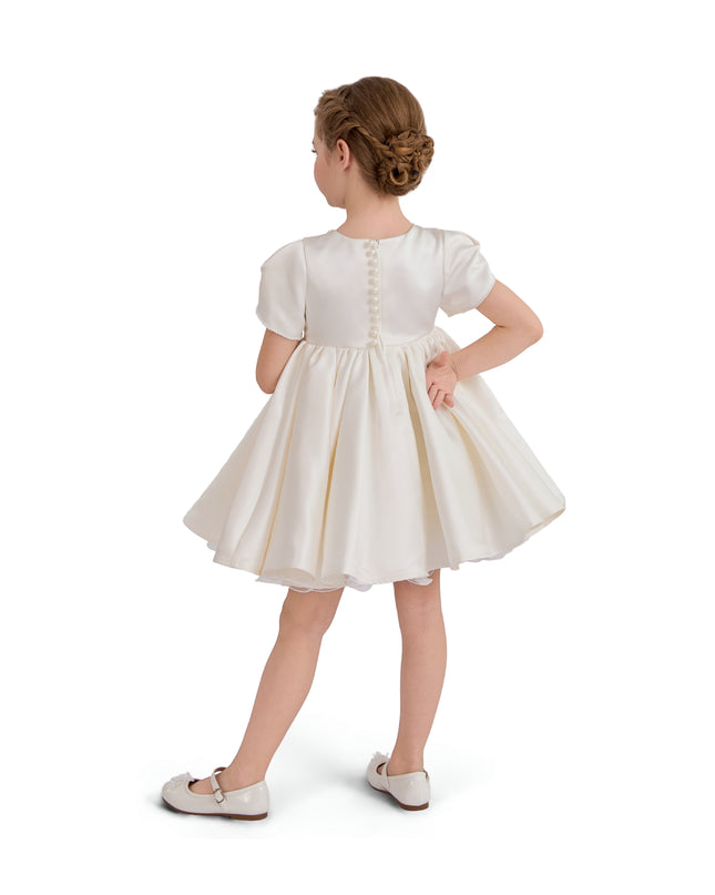 tulleen Ivory Suncrestia Pearl-Accented Occasion Dress