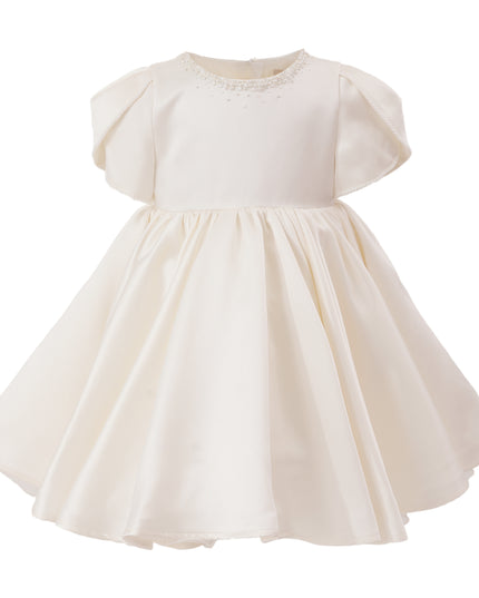 tulleen Ivory Suncrestia Pearl-Accented Occasion Dress