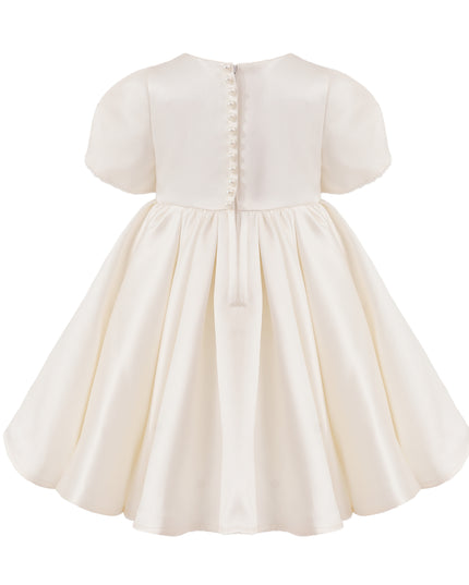 tulleen Ivory Suncrestia Pearl-Accented Occasion Dress