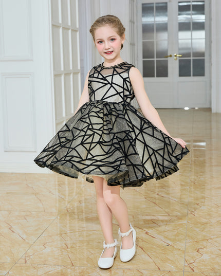 tulleen Beige Belvedra Pearl-Trim Ribbon Dress