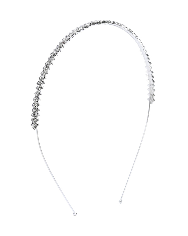 kids atelier tulleen Silver Crystal Row Headband
