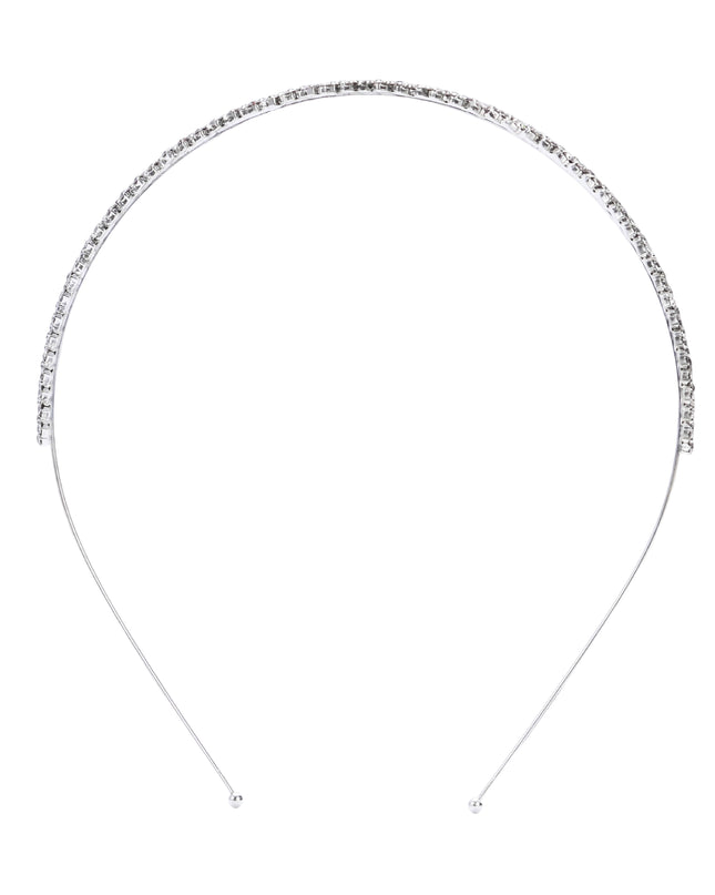 kids atelier tulleen Silver Crystal Row Headband