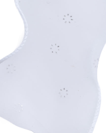 kids atelier tulleen White Sheer Bow Hair Clip