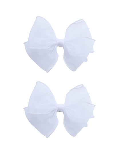kids atelier tulleen Tulle Glitter Bow Hir Clip Set