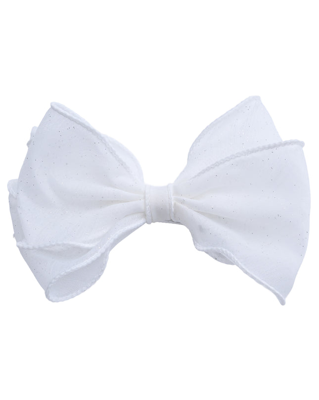 kids atelier tulleen Shimmer White Bow Duo