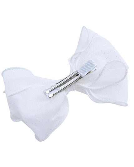 kids atelier tulleen Shimmer White Bow Duo