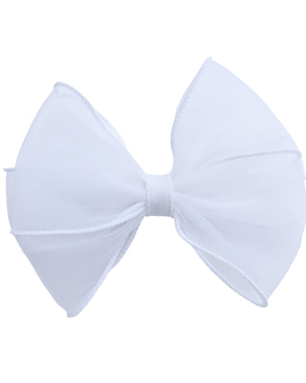 kids atelier tulleen White Whisper Bow Hair Clip Set