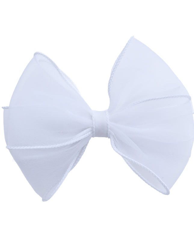 kids atelier tulleen White Whisper Bow Hair Clip Set