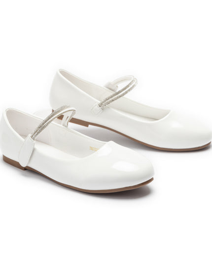kids atelier tulleen White Celestia Ballet Flats