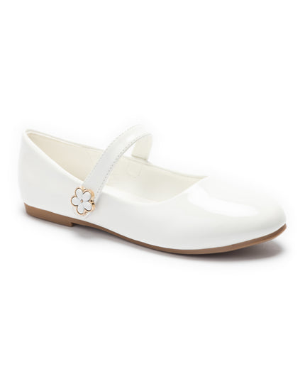 kids atelier Tulleen White Amara Mary Jane Shoes
