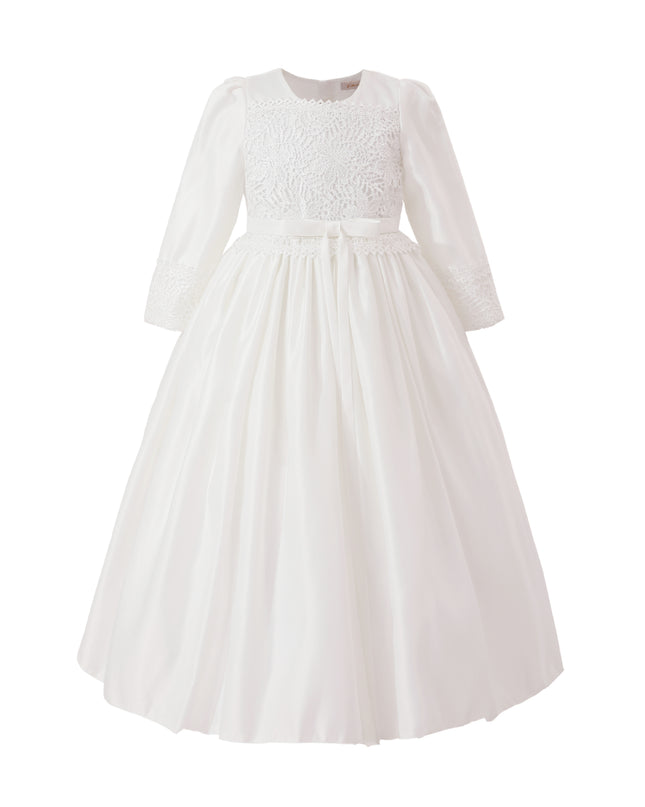 kids atelier tulleen White Marindel Lace & Tulle Dress