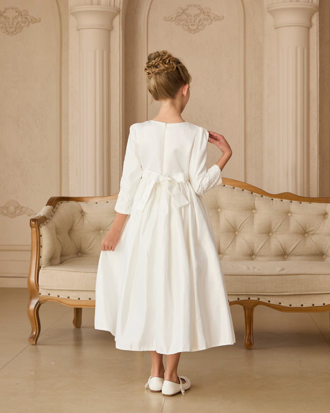 kids atelier tulleen White Marindel Lace & Tulle Dress