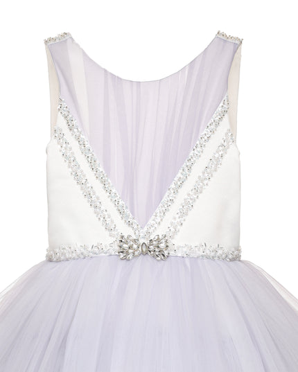 kids atelier tulleen Lavender Matilda Embellished Tulle Occasion Gown