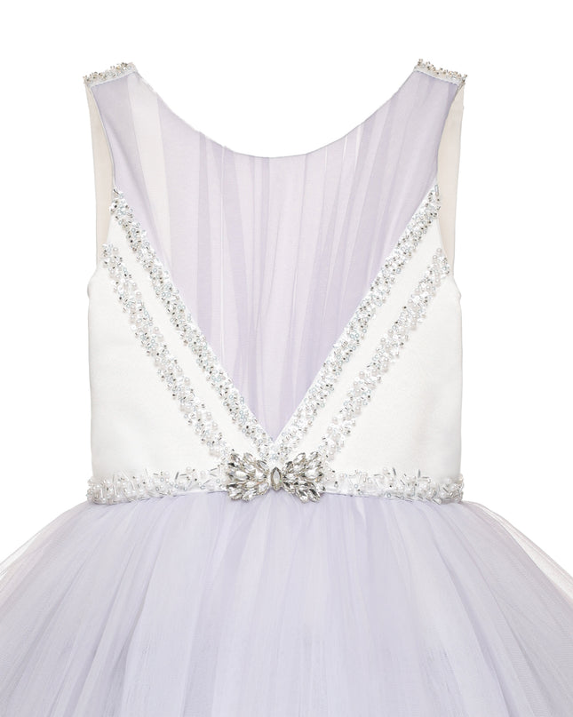 kids atelier tulleen Lavender Matilda Embellished Tulle Occasion Gown
