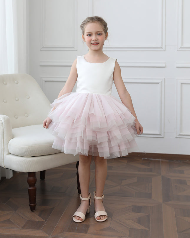 kids atelier tulleen Pink Selene Tulle Dress
