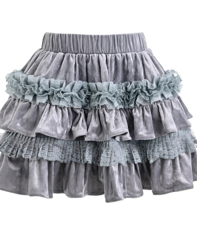 kids atelier tulleen Lavender Anthea Sequin Ruffle Set