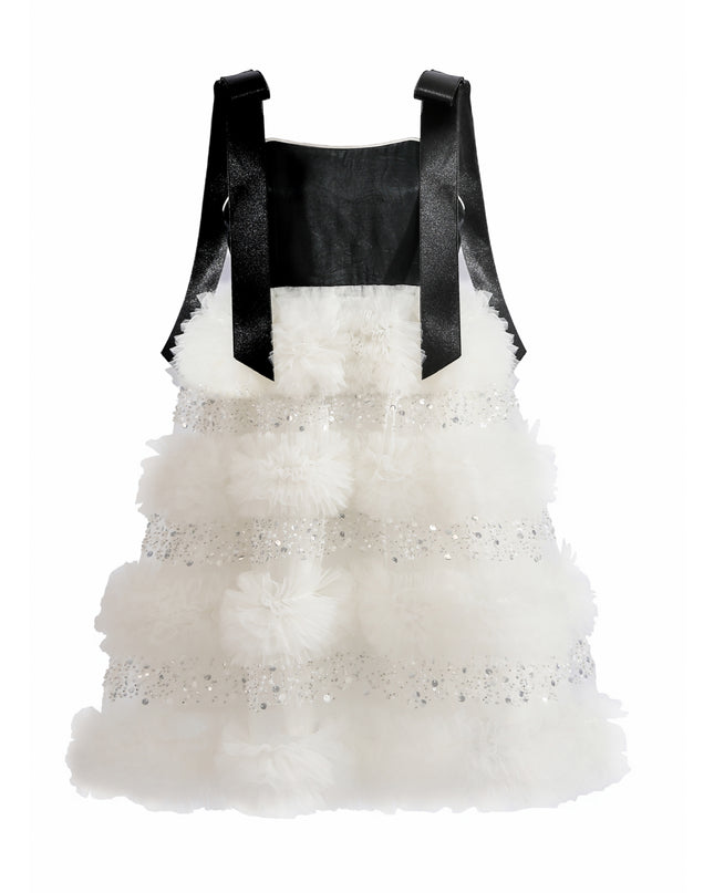 kids atelier tulleen Black & Ivory Sophia Party Dress